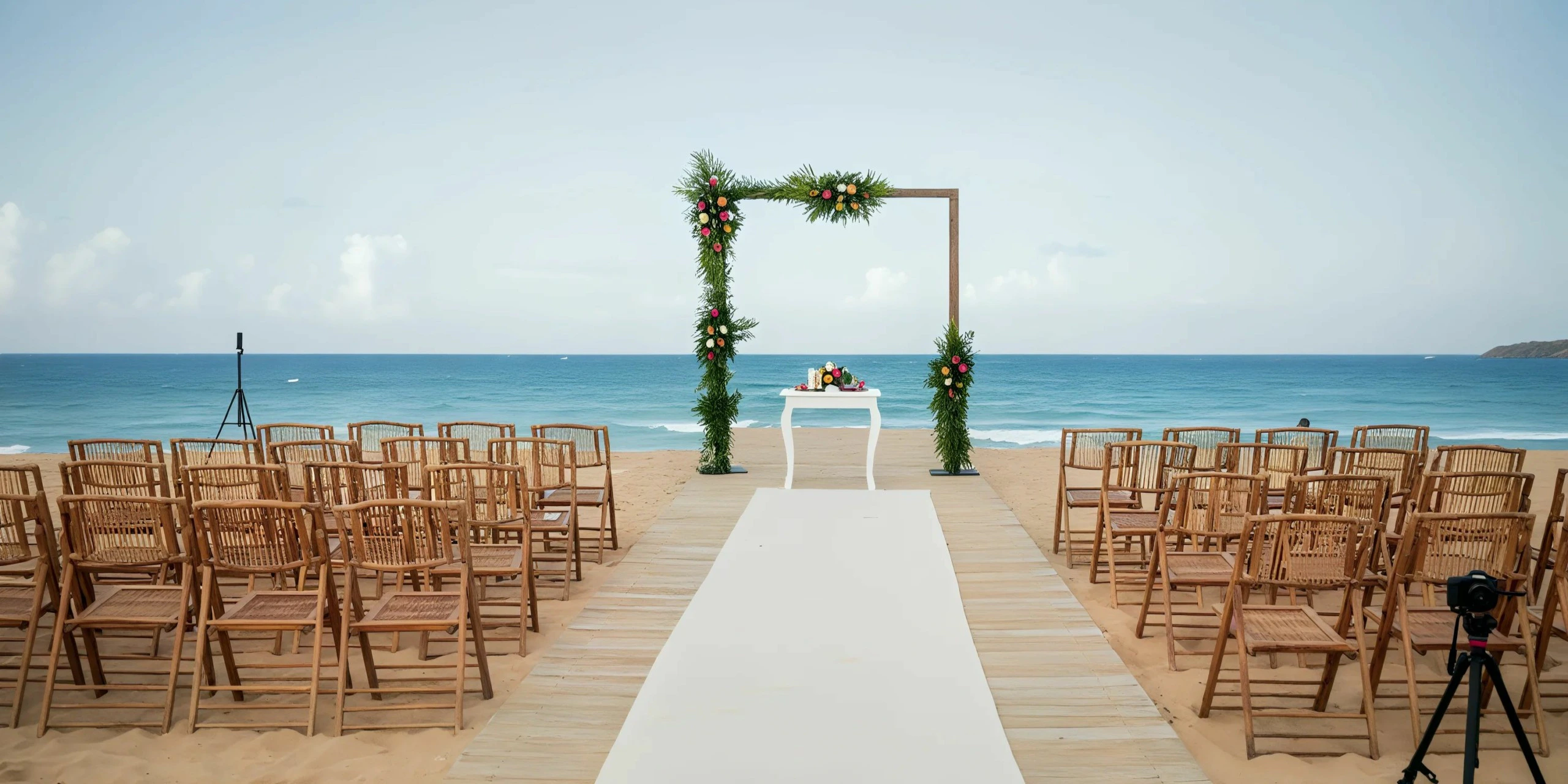 Beach Gazebo wedding venue at Dreams Macao Beach Punta Cana with oceanfront ceremony setup