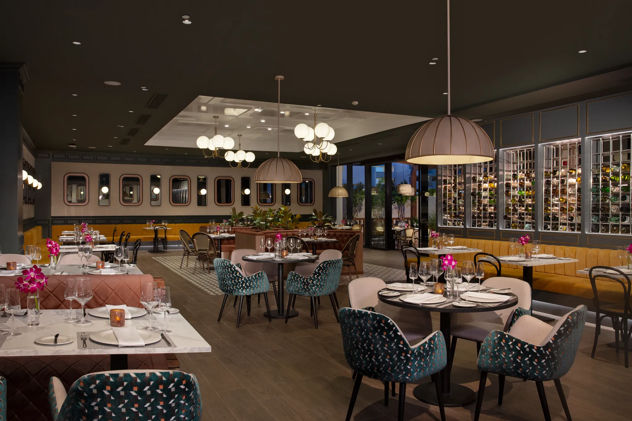 Bordeaux restaurant at Dreams Macao Beach Punta Cana featuring elegant French-inspired dining, upscale décor, and romantic ambiance.