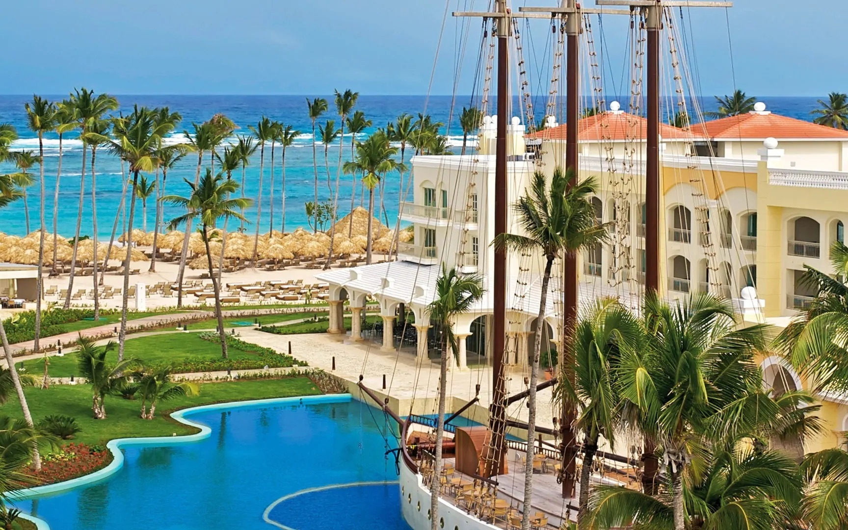 Iberostar Grand Bavaro adults-only all-inclusive luxury resort on Bavaro Beach in Punta Cana with elegant pools and refined service.