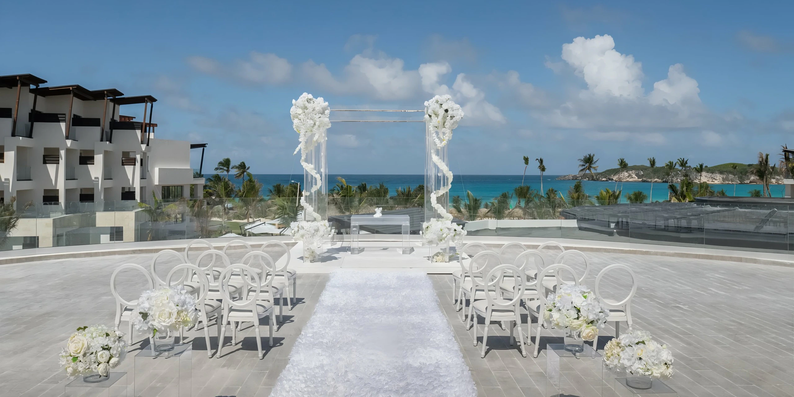 Macao Beach Right Side wedding ceremony venue at Dreams Macao Beach Punta Cana