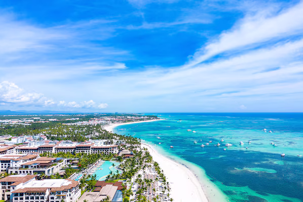 Punta Cana Beach near Dreams Macao Beach Punta Cana with soft white sand and scenic Caribbean ocean views