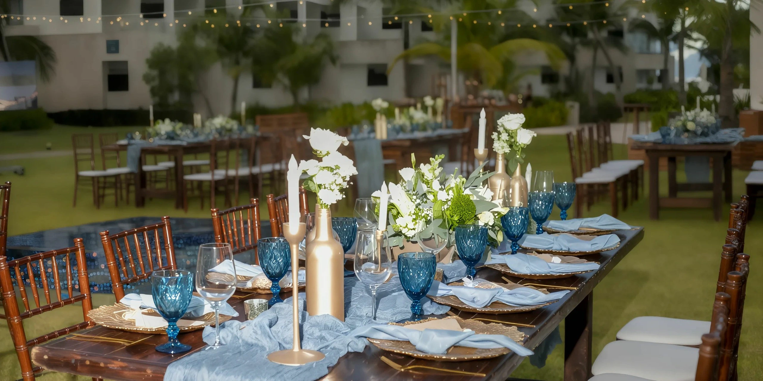 Seaside Garden Terrace wedding venue at Dreams Macao Beach Punta Cana with ocean and garden views